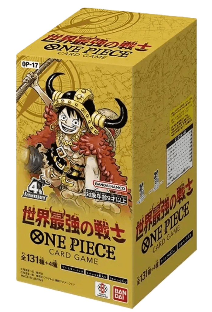 Display One Piece OP-17 The World’s Strongest Warriors Japonais