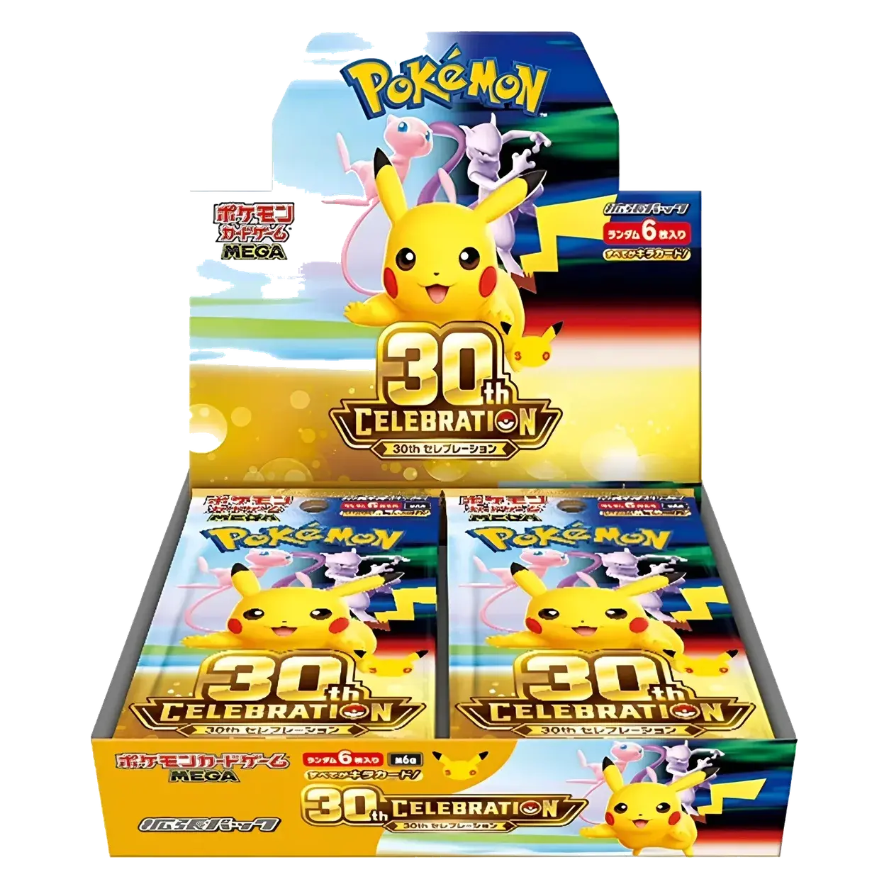 Display Pokémon 30th Celebration M6a - Japonais